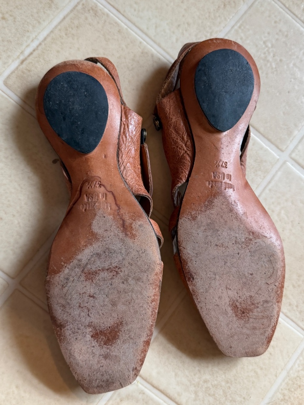 Cydwoq handmade USA/CA sandals flats shoes USW 7.5 EU 37-1/2 - Picture 5 of 7